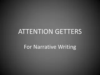 Captivating Attention Getters for Engaging Narrative Writing