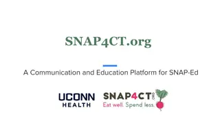 Enhancing SNAP-Ed Outreach and Engagement in Connecticut