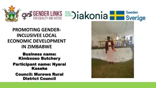 Gender-Inclusive Economic Development: Kimbxoxo Butchery Success Story in Zimbabwe