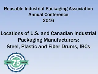 Locations of U.S. and Canadian Industrial Packaging Manufacturers 2016