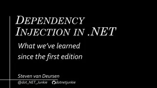 Dependency Injection in .NET Evolution: What We've Learned