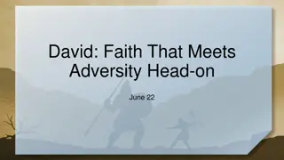 Overcoming Giants: Faith in Adversity and Challenges
