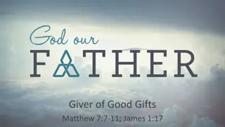 God's Generosity in Giving: Reflections from Scripture
