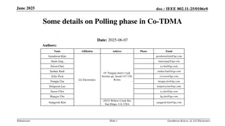 Detailed Explanation of Polling Phase in Co-TDMA Procedure