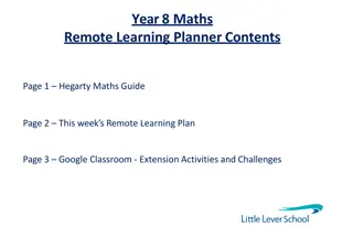 Effective Year 8 Maths Remote Learning Strategies