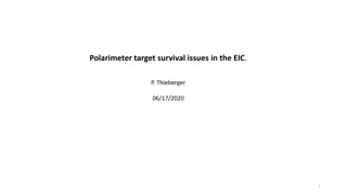 Polarimeter Target Survival Issues in EIC: Understanding RF Heating and Beam Effects