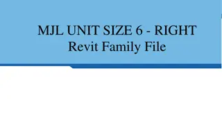 Revit Family Files for MJL Unit and Cabinet Dimensions