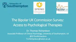 Understanding Bipolar Disorder: Importance of Psychological Therapies