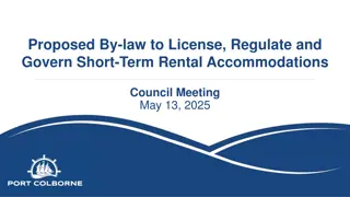 Regulations for Short-Term Rental Accommodations: Licensing, Safety, and Compliance