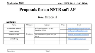 Analysis of ML Gains in NSTR Soft AP Ecosystem