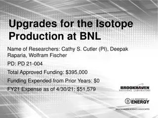 Cutting-edge Upgrades for Isotope Production at BNL