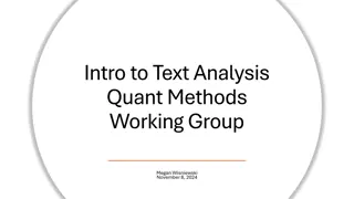 Introduction to Text Analysis with Anaconda and Virtual Environments