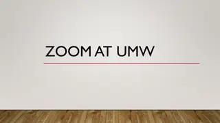 Zoom at UMW: Features, History, Accounts, Setup, and Integration