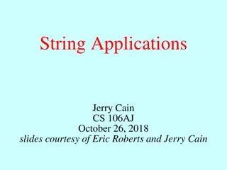 Exploring String Methods and Acronyms in Java Programming