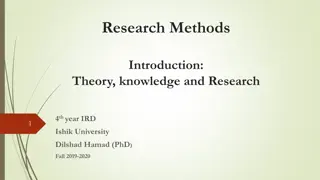 Understanding Research Methods and Knowledge in Social Sciences