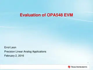 Evaluation of OPA548 EVM: Analysis and Results