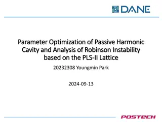 Passive Harmonic Cavity Optimization and Robinson Instability Analysis