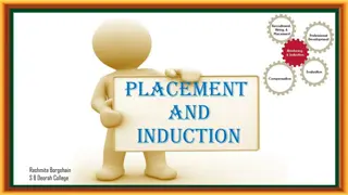 Understanding Placement and Induction in the Workplace