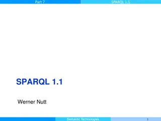 Advanced SPARQL Techniques and Examples