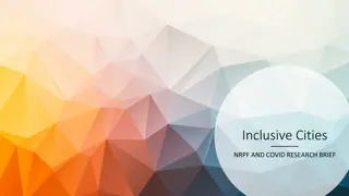 Ensuring Inclusive Cities: Strategies for NRPF and COVID Challenges