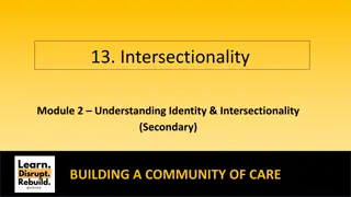 Understanding Identity and Intersectionality in Building Inclusive Communities