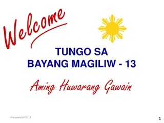 Effective Presentation Skills and Project Planning for Barangay Development