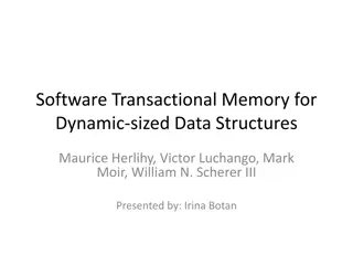 Dynamic Software Transactional Memory for Data Structures