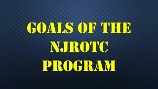 Achieving Excellence: Goals of NJROTC Program