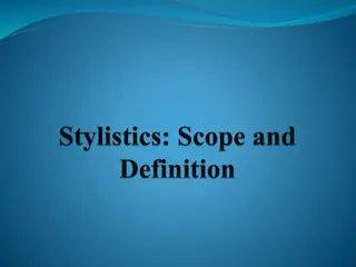 Understanding Stylistics: Mediation Between Disciplines and Subjects