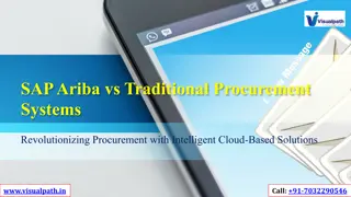 The SAP Ariba Online Training  - SAP Ariba Course
