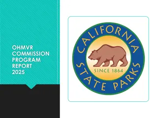 OHMVR Commission Program Report 2025 Schedule and Requirements