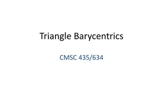 Understanding Barycentric Coordinates and Computations