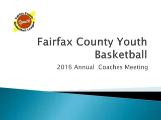 Youth Basketball League Event Information and Schedules
