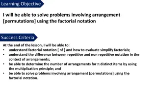Permutations and Factorial Notation Explained with Examples