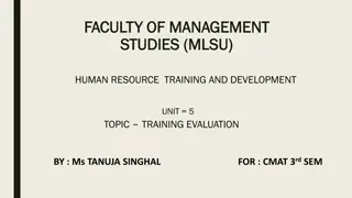 Efficient Training Evaluation Methods to Enhance Employee Development