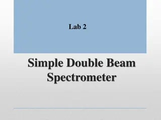 Double Beam Spectrometer for Analyzing Light Absorption