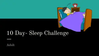 10-Day Sleep Challenge for Adult Improvement