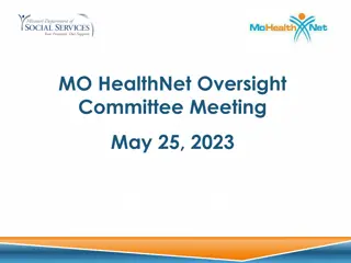 MO HealthNet Oversight Committee Meeting