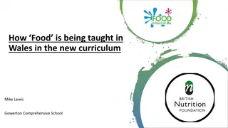 Teaching Food in Wales: A New Curriculum Approach