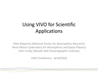 Enhancing Scientific Collaboration with VIVO in Geoscience Organizations