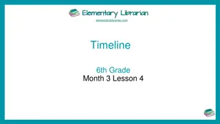 Understanding Timelines in 6th Grade Lesson 4