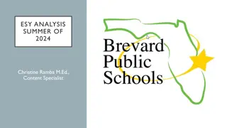 Assistance in Individual Educational Plan Decision Making for ESY Needs