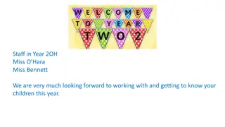 Year 2OH Welcome Letter and Homework Details