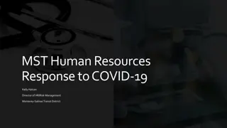 HR Response to COVID-19 Challenges at Monterey-Salinas Transit District