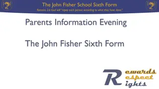John Fisher School Sixth Form Key Dates and Information