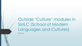 Exploring Identity and Representation in Modern Language and Culture Modules