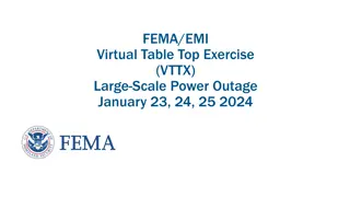 Interactive VTTX Exercise: Responding to Large-Scale Power Outage