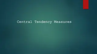 Understanding Central Tendency Measures in Statistics