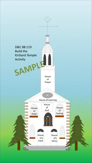 Kirtland Temple Activity: Houses of Prayer, Learning, God, and Glory