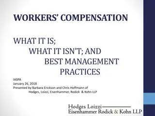 Understanding Workers' Compensation: Benefits, Management Practices, and Compliance